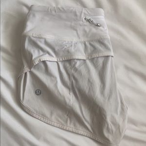 White Lululemon Shorts